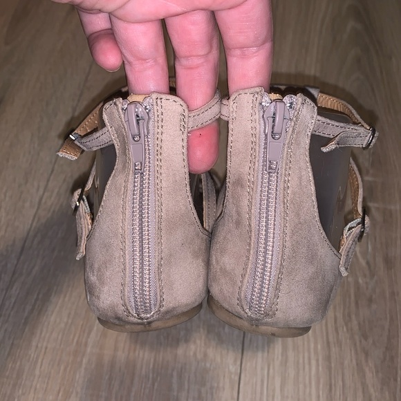 Maurices Orelie beige double strap pointy toe flats - Picture 4 of 8